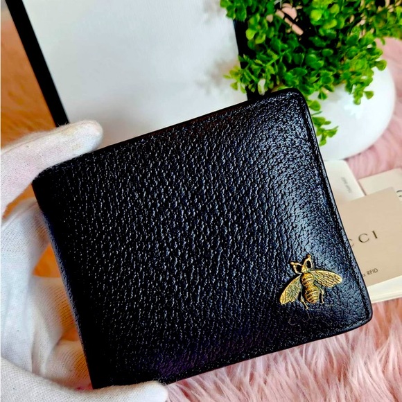 gucci bee wallet mens